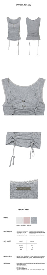 DAFFODIL TOP grey