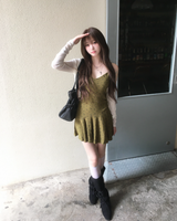 グリーンティーワンピース