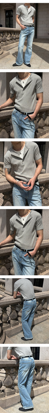 [Unisex] All brush flare denim pants
