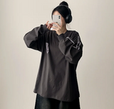 Football Two-Line Loose Fit Sweatshirt