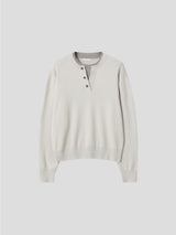 LMN Layered 3 Button Round Knitwear (4 colors)
