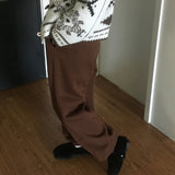 Chaelce フリル レイヤード ジョガー スウェットパンツ