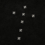 クロススタッズ リブ 半袖Tシャツ