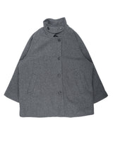 【limited price】HIGHNECK HALF COAT 