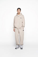 25SS BOX BASIC LOGO JOGGER PANTS ESSENTIAL BEIGE