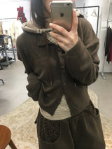 [MD Pick]ペプシ ストライプ パーカー (3color)