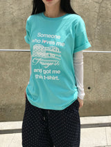 Peak New York Lettering Short Sleeve T-shirt (3c)
