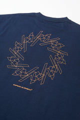 デュオグラフィック半袖Tシャツ ネイビー