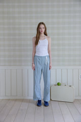 ROSETTE RUSTLE WIDE PANTS