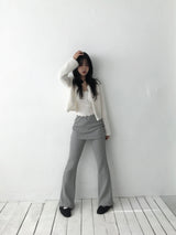 Mute skirt pants