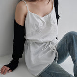 [Arenty] Lace String Bustier Mini Dress - 2 colors