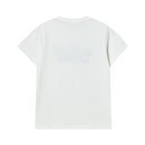 ドッグロゴスリムフィットアップリケTシャツ アイボリー