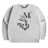 MÖBIUS LETTERING LOGO JACQUARD KNIT UNISEX (2COLOR)