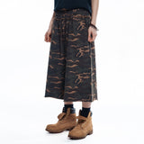 Camo 8-quarter Sweat Bermuda Pants - KHAKI