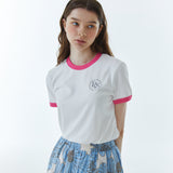 RVSリンガーTシャツ ピンク
