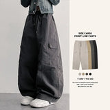セイ カット ライン スナップ カーゴ ワイド パンツ (4 colors)
