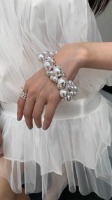Pearl crochet bracelet