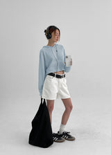 [B-DENIM] コットンショーツ 026
