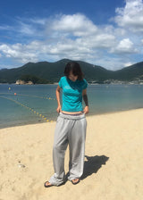 UNBAL TRACK WIDE PANTS (2color)