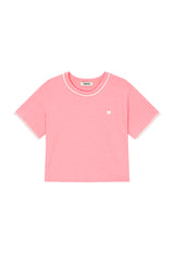 プチ ラブ クロップ Tシャツ [Pink]