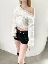 1466. Star one-shoulder mtm (2color)