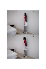 チェックレースパンツ (GREY)