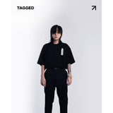 TAGGED - ファンダメンタルオーバーサイズブラックTシャツ