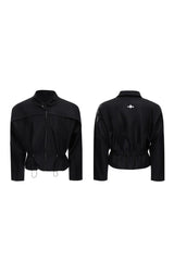 Glossy Cropped Jacket