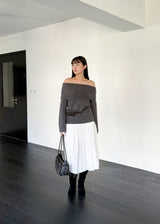 Coen Oversized Off-shoulder Knit [3co]
