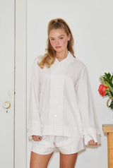 Cotton pajama shorts