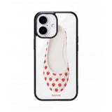 [Glass] strawberry shoes case 