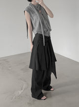 Lumen Scarf Shawl Knit Vest