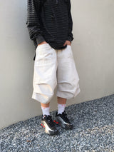 Maze Pintuck Bermuda Pants 3C