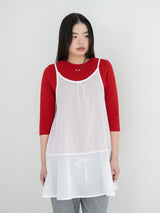 エアリードットドレス (WHITE)