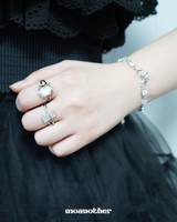 Oriental Cubic Round Square Open Ring