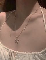 スターフィッシュシルバーネックレス