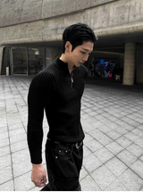 Berute Golji Half-zip Muscle Fit Knit