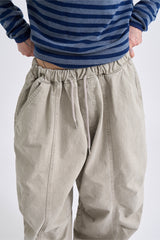 Dyeing washed panel pants