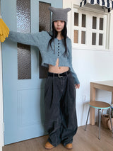 BOKASHI MIX KNITTING CARDIGAN