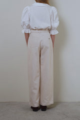 Rose frill blouse
