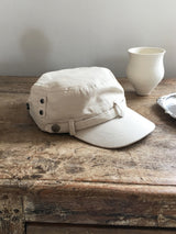 Rivet linen military cap