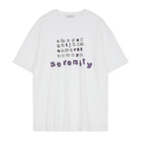 Alphabet Serenity Tee White