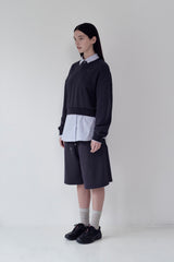 KIRSH プレーンハーフバンディングパンツ [DARK NAVY]