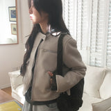 Tecome Suede Fur Mustang Jacket