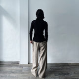 Structured Twill Trousers