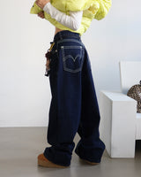 ネオンステッチワイドパンツ
