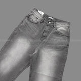 NOS107 グレーオーバーワイドデニムパンツ (XS ~ L)