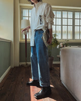 Logan Basic Wide Denim Pants
