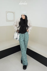 Snow White No Collar Fur Jacket