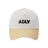 25SS PIG/BIO WASHED LEATHER PATCH BALL CAP YELLOW